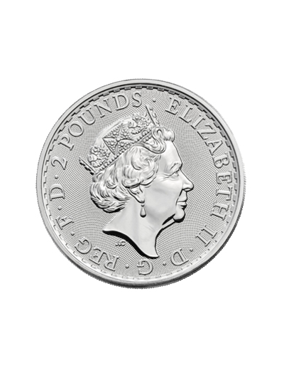 Stříbrná mince Britannia