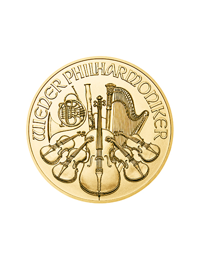 Wiener Philharmoniker 1/25 unci zlata