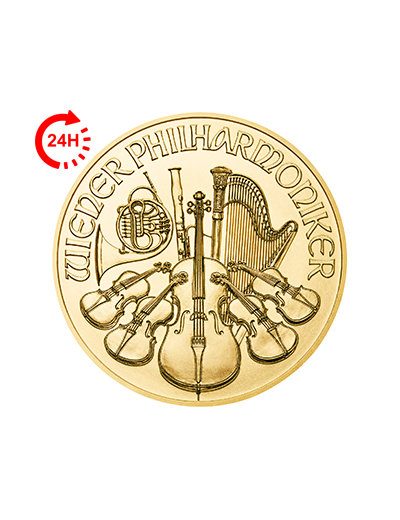 Wiener Philharmoniker 1/2 oz zlatá