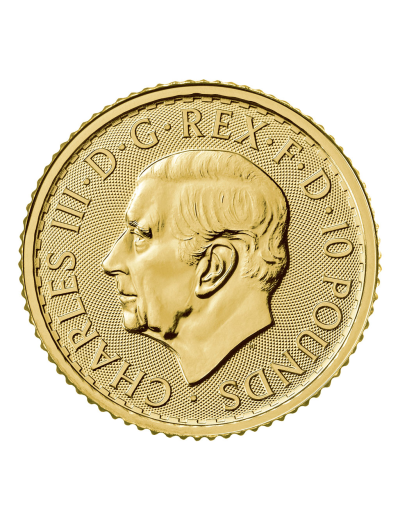 Zlatá mince Britannia 1/10 oz zlata