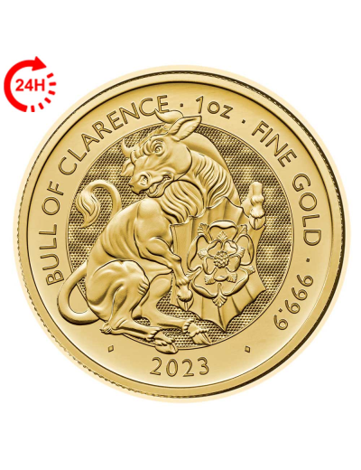 Zlatá mince 1 oz The Royal Tudor Beasts 2023 Bull of Clarence